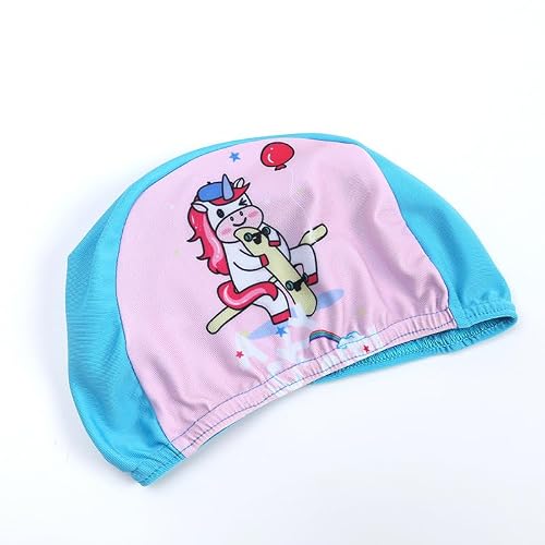 Baby Bucket Swimsuit for Girls | Swimwear with Cap | Swimming Costume | Swimwear and Beachwear(12 Months-18 Months) - (Purple & Blue)