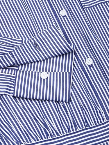Cotton Spread Collar Shirt Dress