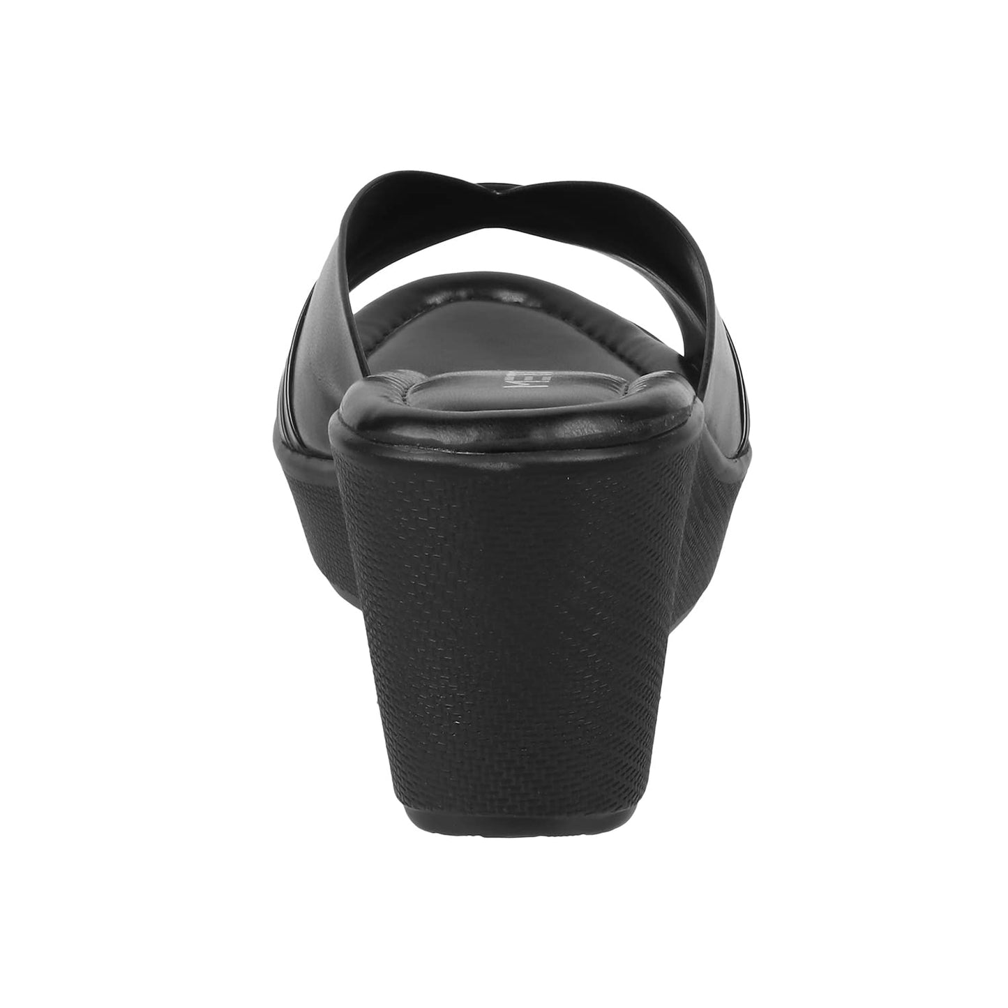 Metro Women Wedge Heel Fashion Slip-on Black UK/5 EU/38 (34-122)