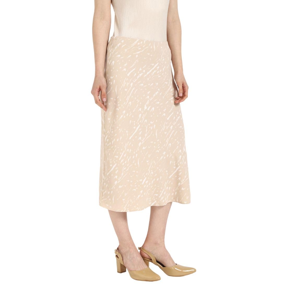 Calvin Klein Jeans Pink Textured Skirt for Feminine Look
