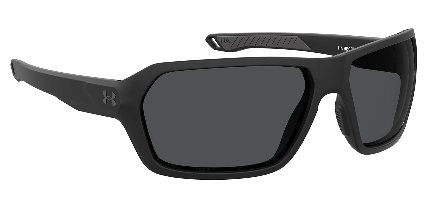 Under Armour Non-Polarized Square Male's Sunglasses-(UA RECON 003 64KA| Black color
