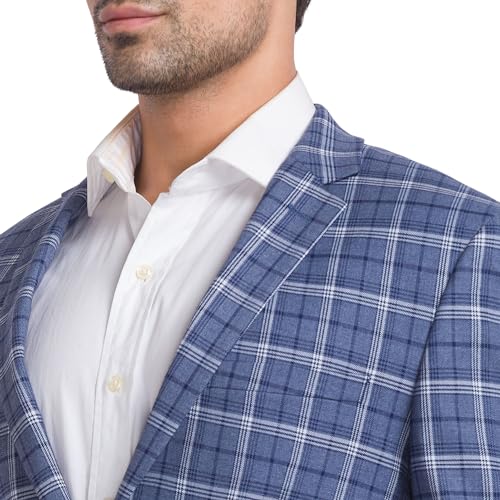 Park Avenue Men's Wrap Coat (PMJP02869-B7_Dark Blue