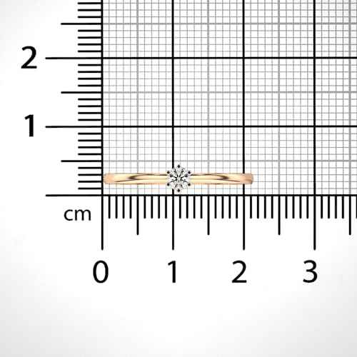 VALANOVA Sterling Silver & Certified Lab Grown Diamond 0.11cts | Ring For Women/Girls | Stylish & Elegant | VGR0298A | Ring Size: 14