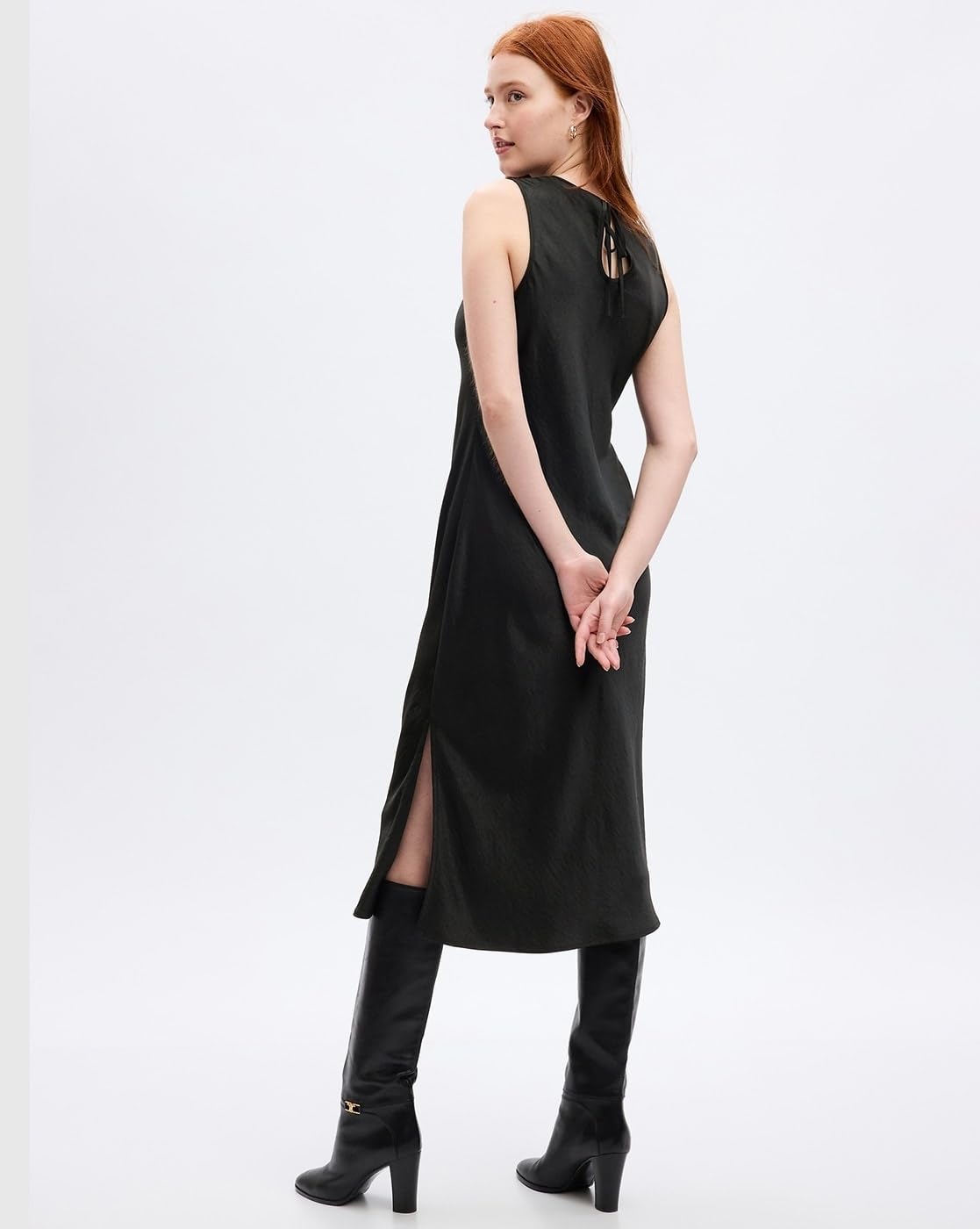 GAP Women's Sleeveless Polyester Classic Knee-Length Casual Dress