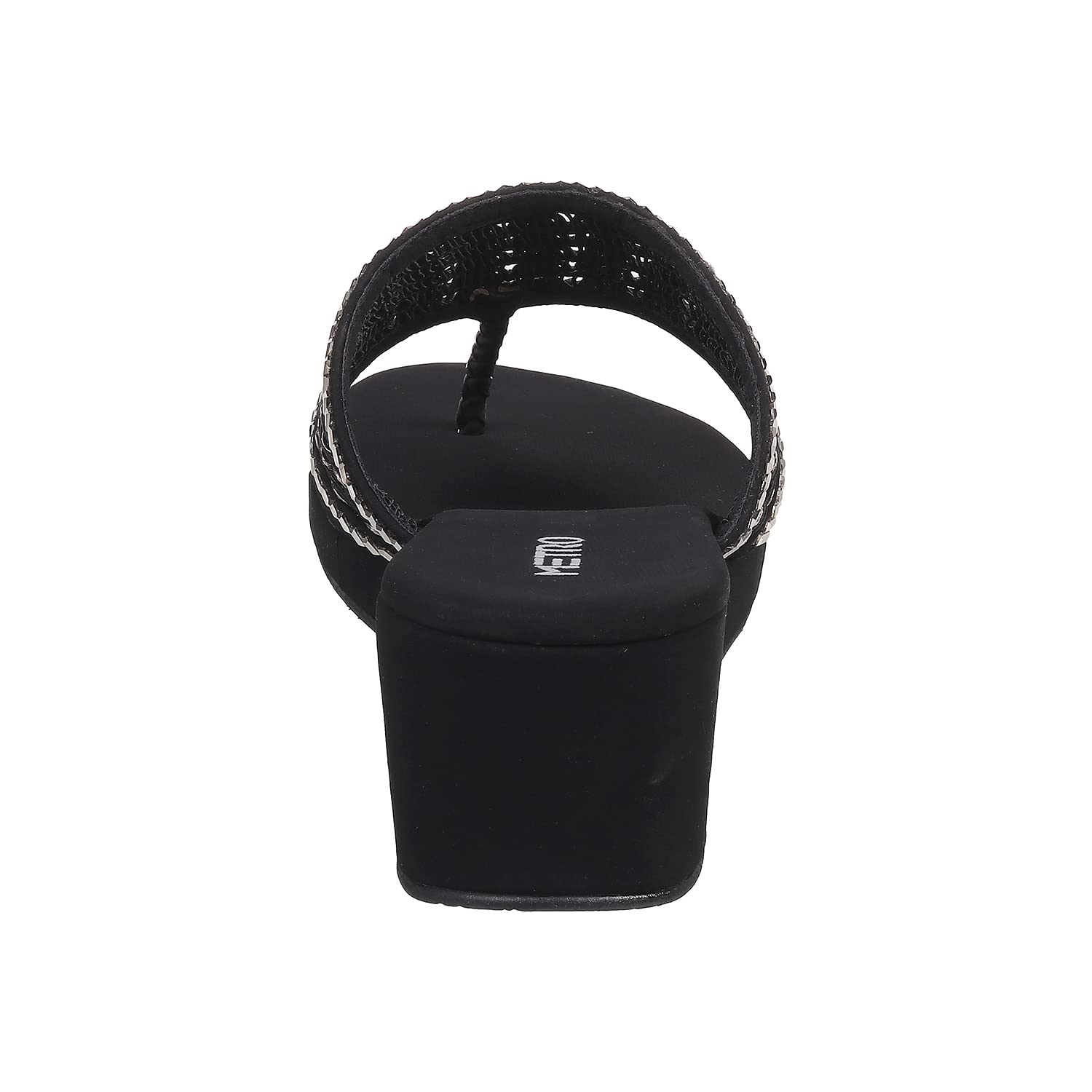 Metro Womens Synthetic Black Slip Ons - SaumyasStore