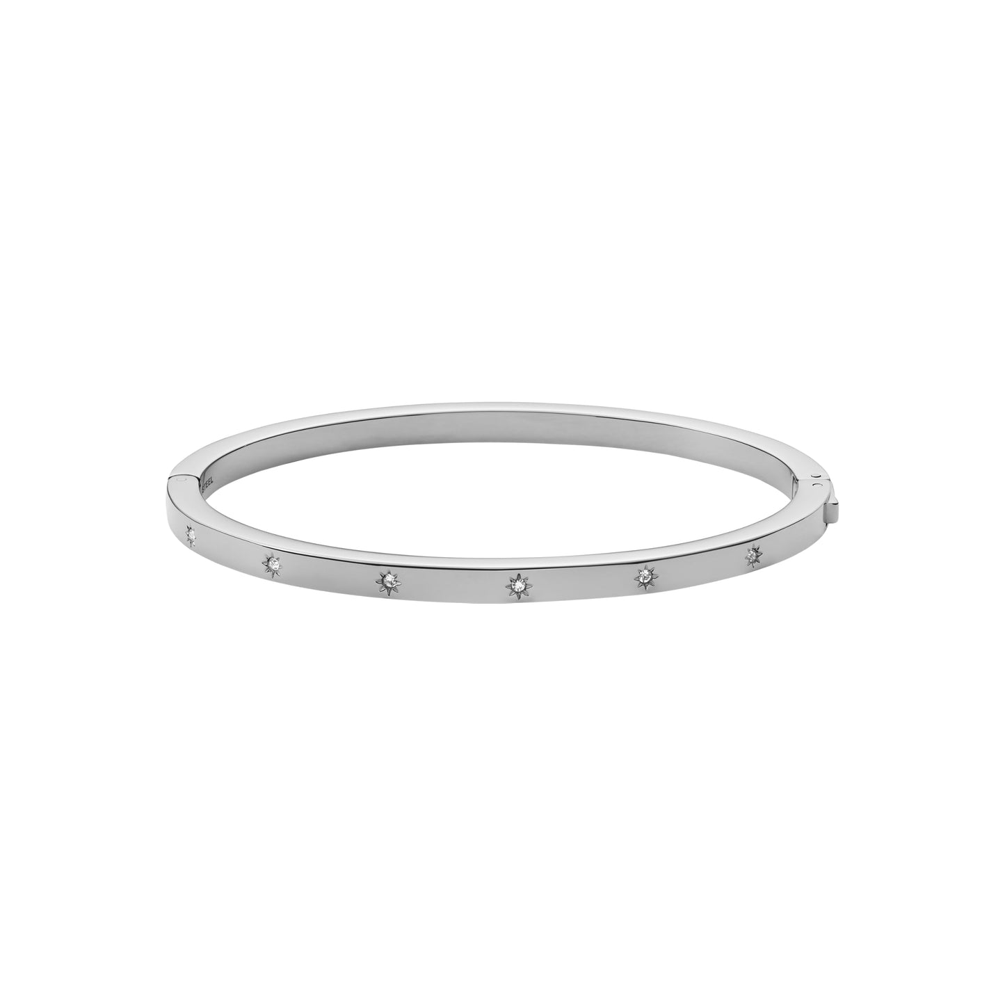 Fossil Girl Sadie Silver Push Button Clasp Bracelet Jf04420040