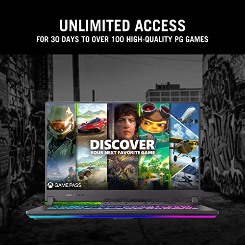 ASUS ROG Strix G17 (2022), 17.3"(43.94 cm) FHD 360Hz/3ms, AMD Ryzen 9 6900HX, 8GB RTX 3070 Ti Graphics, Gaming Laptop (16GB/1TB SSD/90WHrs Battery/Windows 11/Office 2021/Gray/2.9 Kg), G713RW-KH110WS