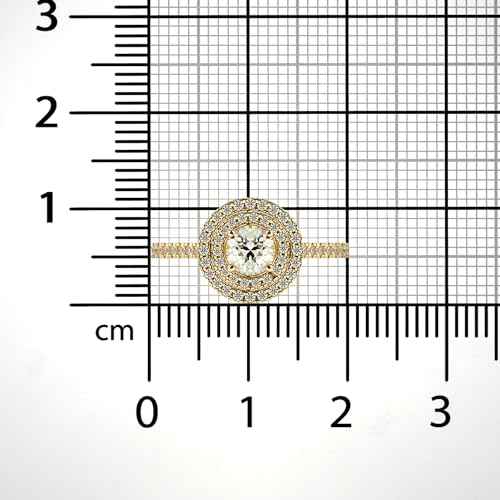 VALANOVA Hallmarked 18K Gold & Certified Lab Grown Diamond 0.90cts | Ring For Women's/Girls | Stylish & Elegant | VGR0467R | Ring Size: 14