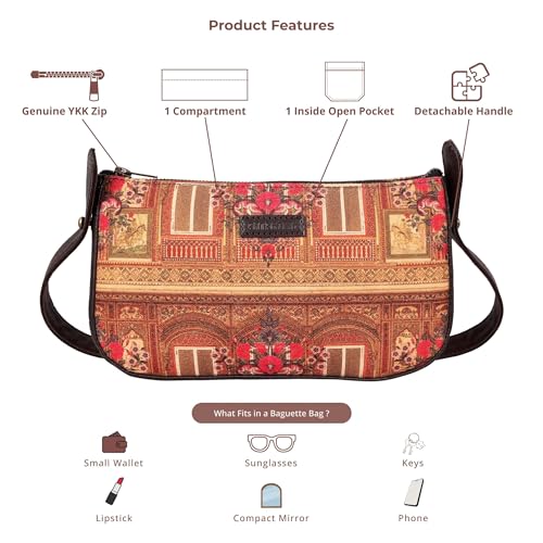 Fatfatiya Rajasthani Window & Floral Design Shoulder Bag for Women – Ethnic, Elegant & Handcrafted Bag for Women