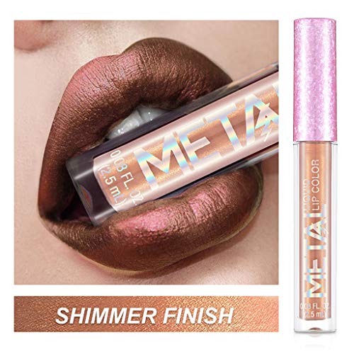 Merishopp Waterproof Long Lasting Metallic Liquid Lipstick Lip Gloss SHIMMER FINISH |Health & Beauty | Makeup | Lips | Lipstick