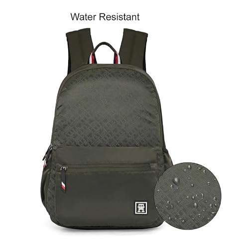 TOMMY HILFIGER Backpack for Men and Women, Mondrich, Black