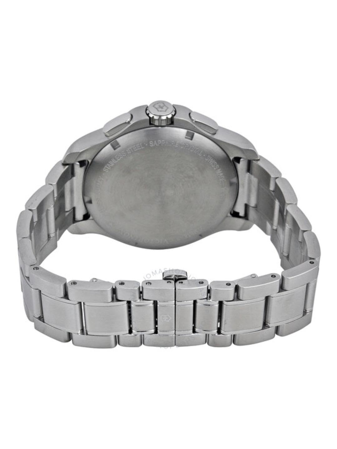 Victorinox Officer's 42 mm Silver Dial Men Watch - 241554