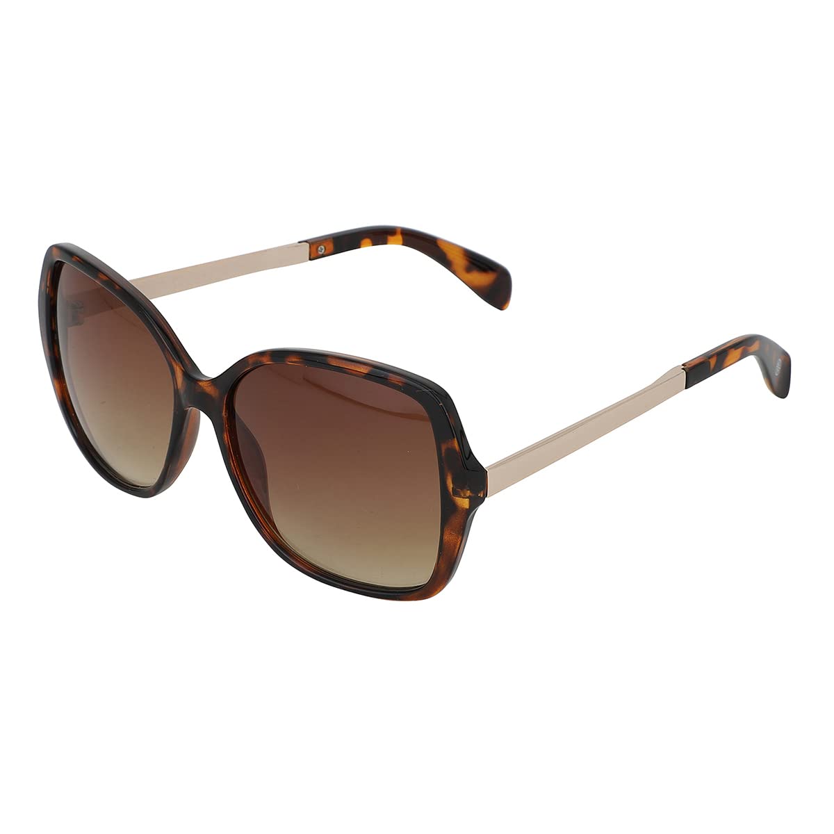 Carlton London Women Yellow Lens Brown Oversized Sunglasses UV Protected Lens CLSW007