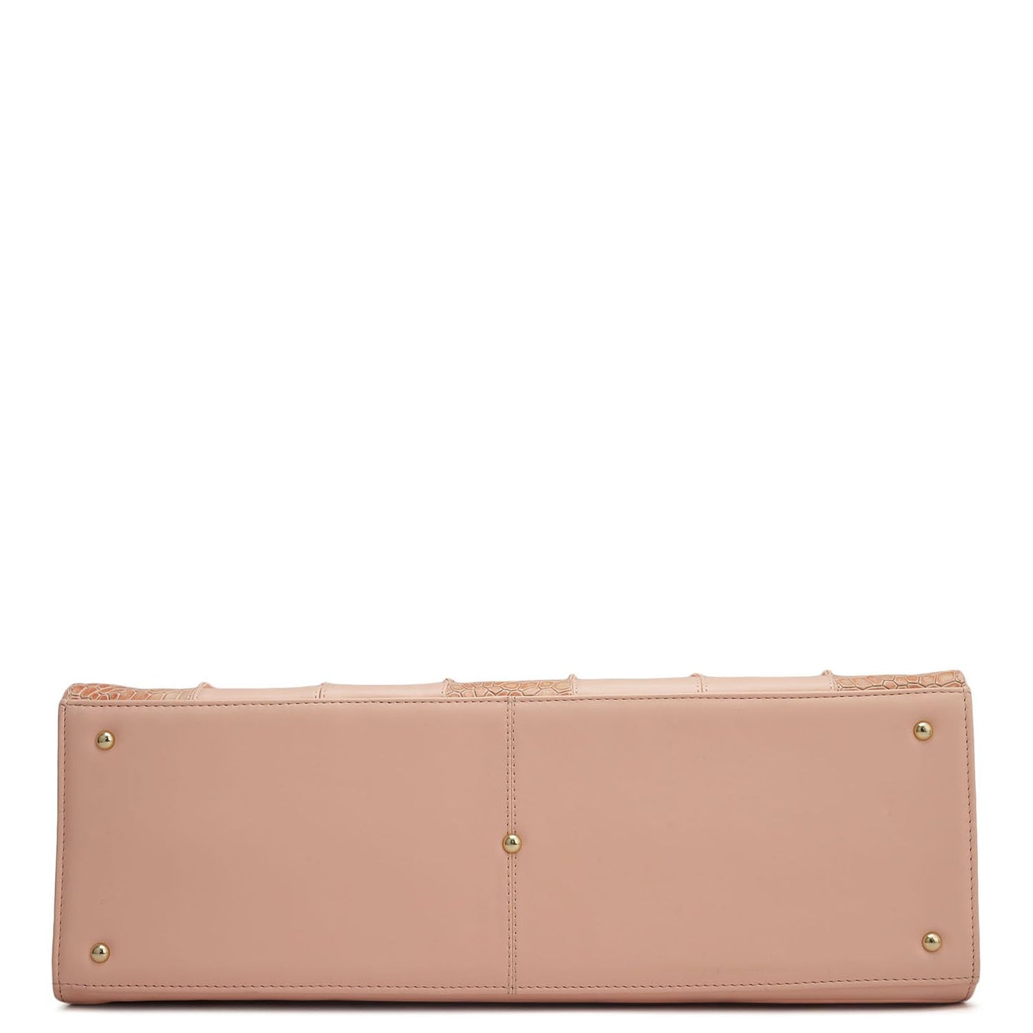 Da Milano Women's Leather Book Tote - Pink