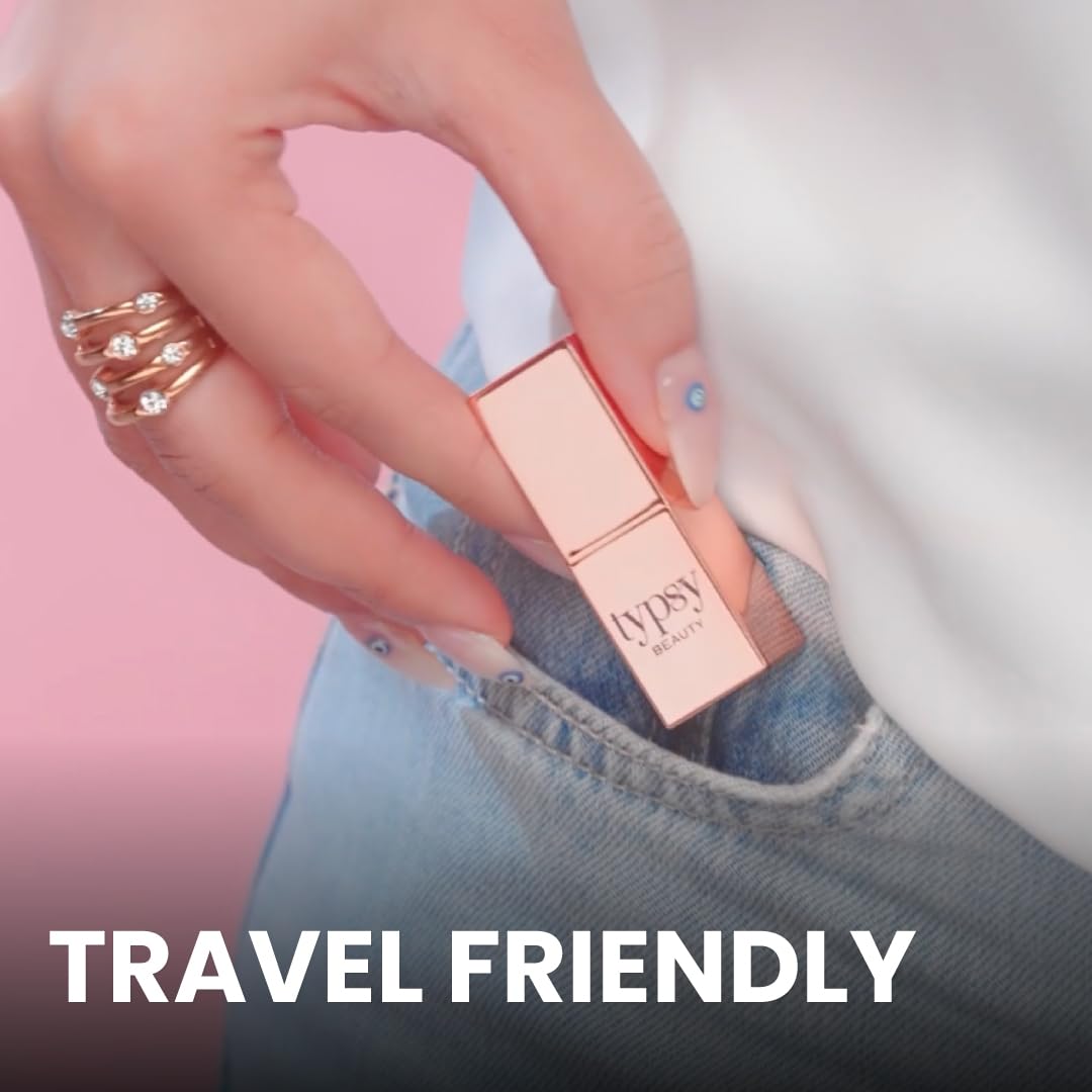 Typsy Beauty Mini Lipstick Set of 3 Luxurious Highly Pigmented Lightweight Travel Size Lippie Happy Hour | Vegan & Paraben-Free Formulated in Italy 1.5g