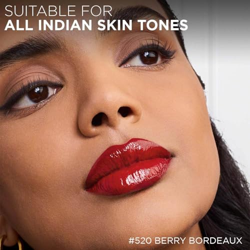 L'Oréal Paris Infallible Laque Resistance Lacquer-Like Shine Finish. 16H longwear lacquer lipstick. High-impact color, zero transfer - 520 Berry Bordeaux, 4ml