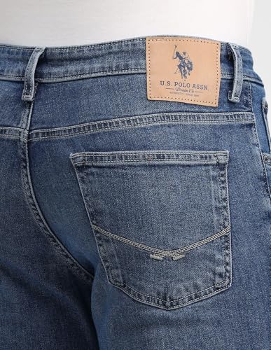 U.S. Polo Assn. Brandon Slim Tapered Fit Blue Jeans_UDJEN1258_34
