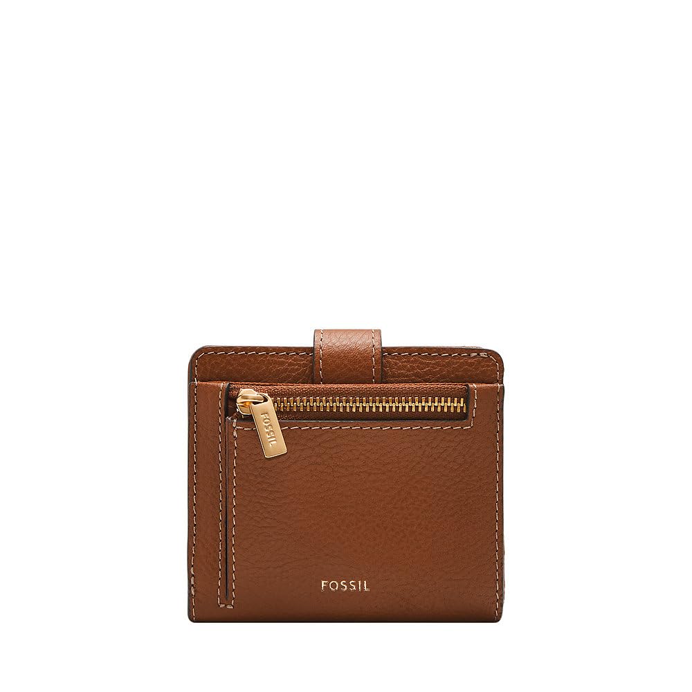 Fossil Women Leather Harwell Brown Wallet Sl10029200