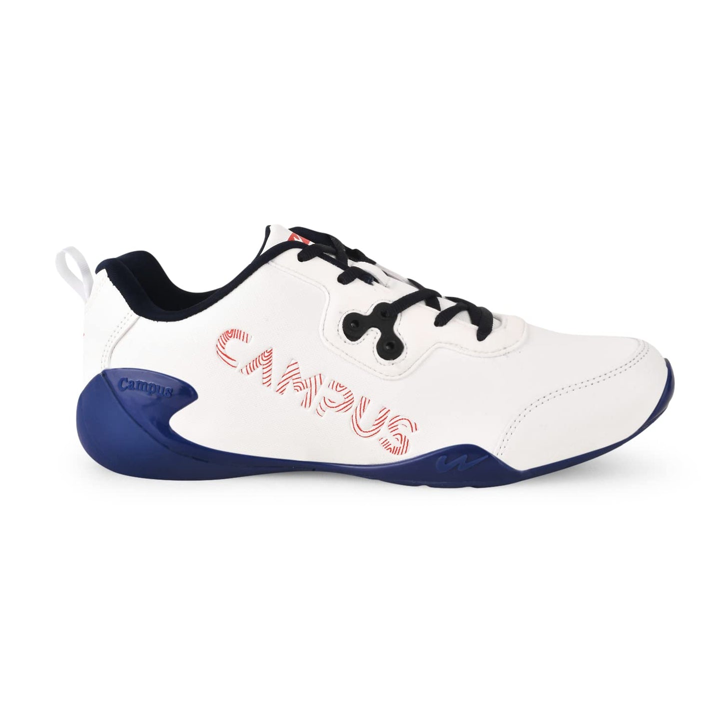 Campus Men Camp ZYLON Sneakers WHT/BLU - 8UK/India, White