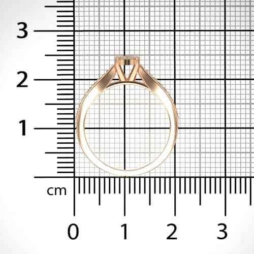 VALANOVA Hallmarked 14K Gold & Certified Lab Grown Diamond 0.53cts | Ring For Women's/Girls | Stylish & Elegant | VGR0465M | Ring Size: 11