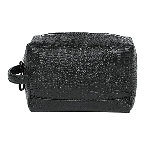 Bagsy Malone Stylish Vegan Leather Multipurpose Pouch (Black)