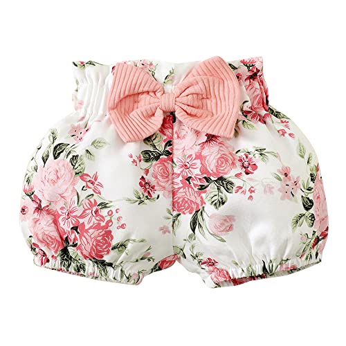 Hopscotch Baby Girls Cotton Solid And Polyester Short Set In Pink Color For Ages (6-9 Months)