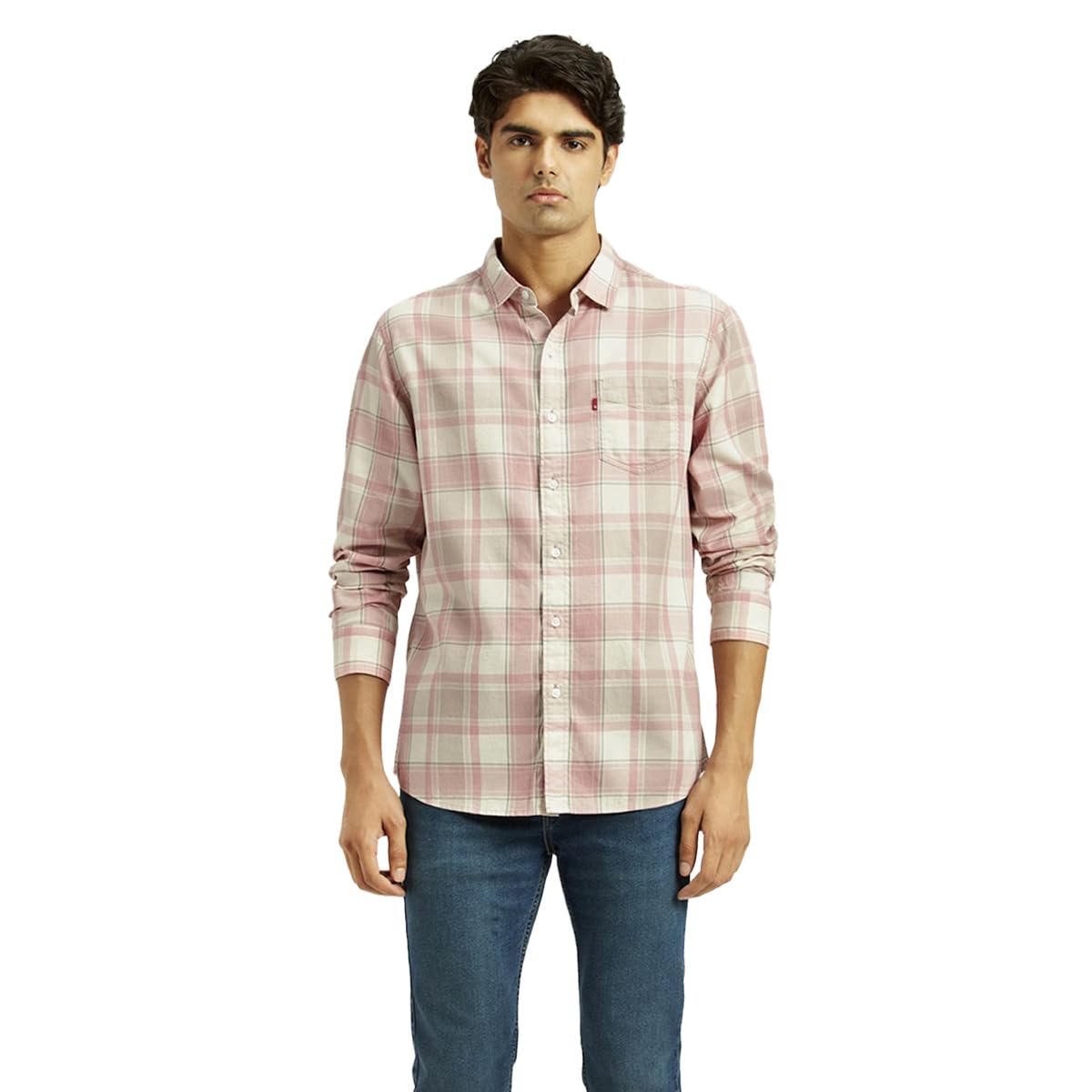 Levi's Men's Slim Fit Shirt (32907-0535_Rose