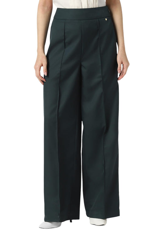 Van Heusen Women Women's Regular Pants (VWTFCRGFL29439_Dark Green