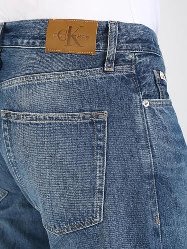Calvin Klein Jeans Men's Straight Jeans (J3263941AA_Dark Blu Slvdge