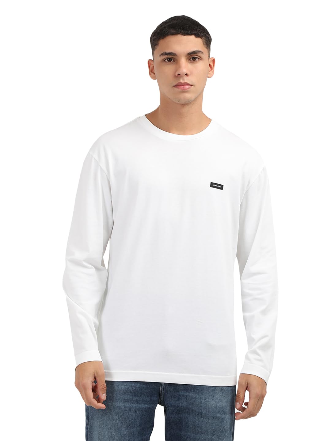 Calvin Klein Jeans Department690 Regular Fit T Shirt (K10K111847YAF_Bright White XL)