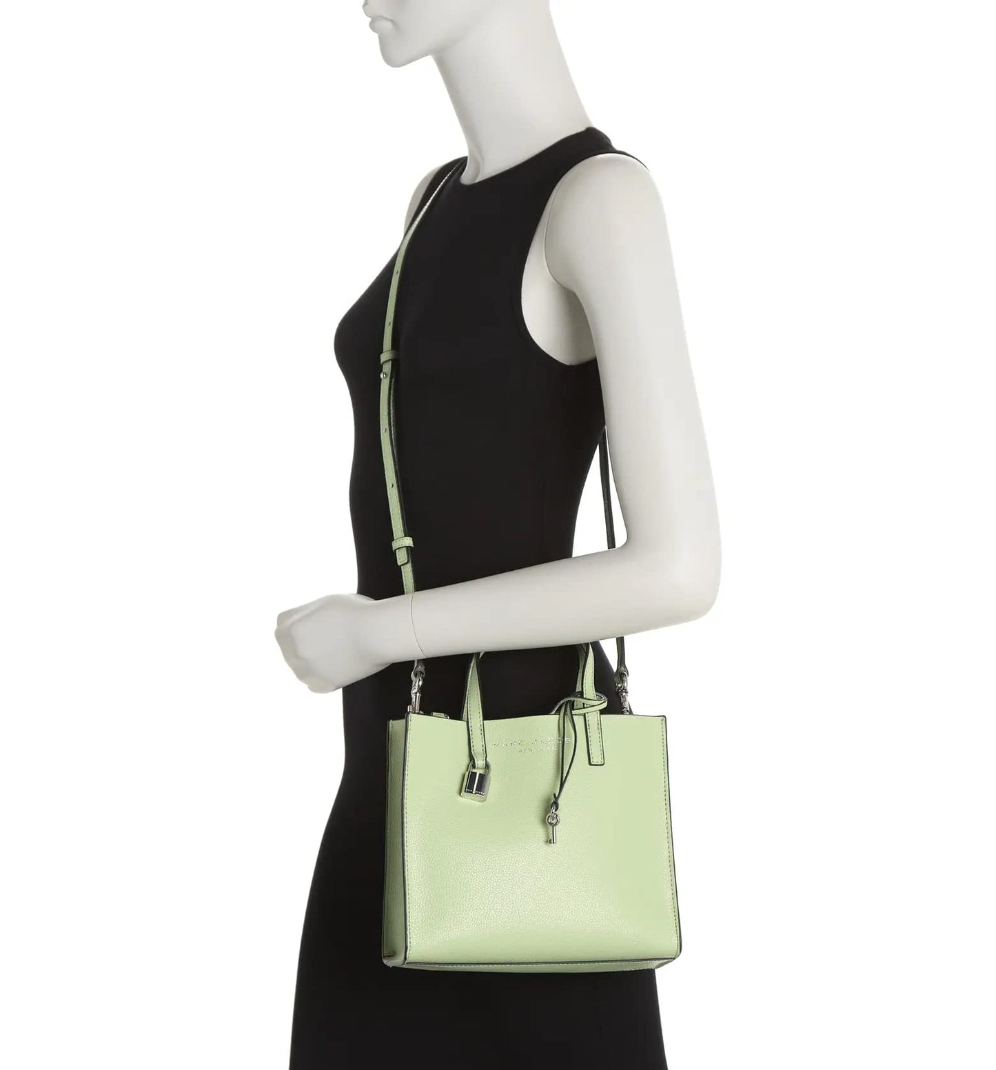 Marc Jacobs Mini Grind Leather Tote, Mint