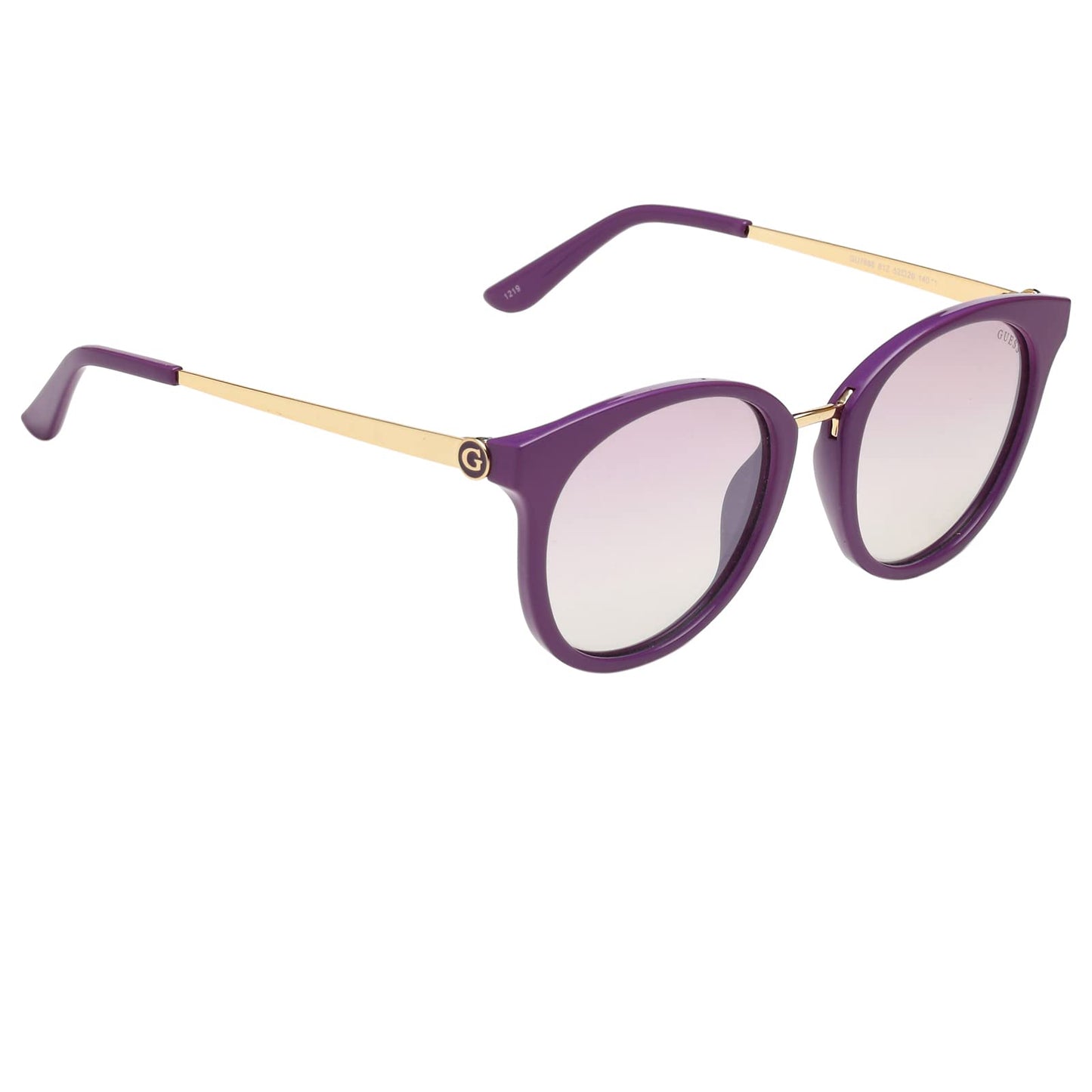 GUESS Mirrored Oval Women Sunglasses - (GU7688 81Z 52 S |52| Purple Color Lens)