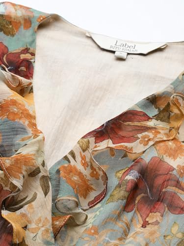 Label RITU KUMAR Powder Blue Trinity Short Dress