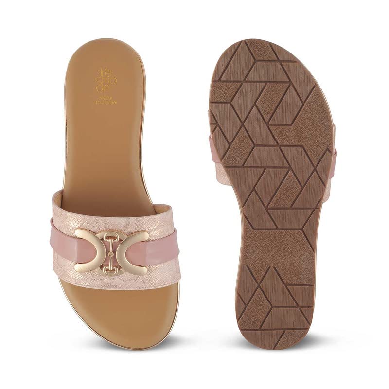 tresmode 239-JOY CHAMPAGN SMART CASUAL FLATS EU/36 UK/3