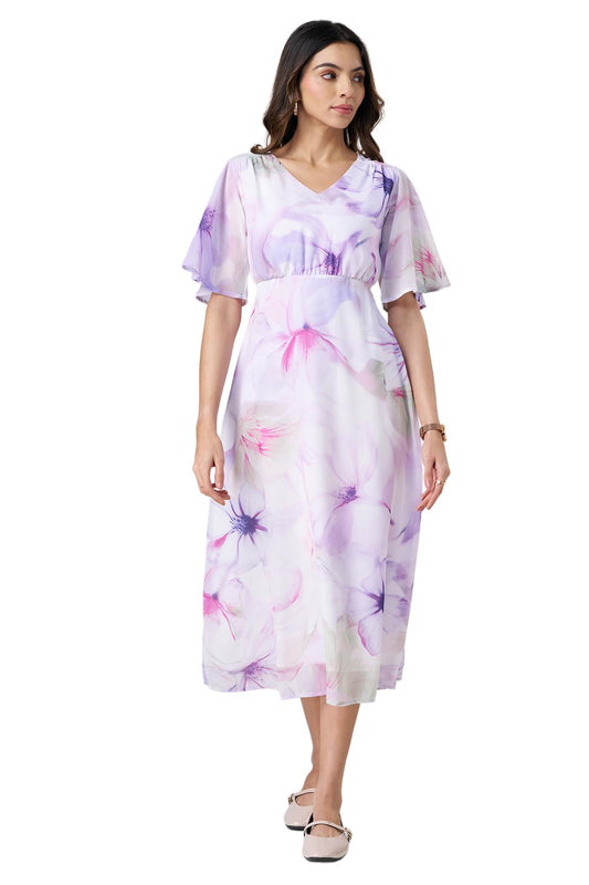 Annabelle by Pantaloons Womens Dress_SS26WWANDNJ00064N67A165_Lilac_L