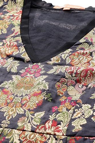 Aarke Ritu Kumar Black Yasmine Festive Long Dress