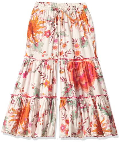 BIBA Girls PRINTED GATHERED KID(KWSPARKLE & SHINE5909_OFF WHITE_9)