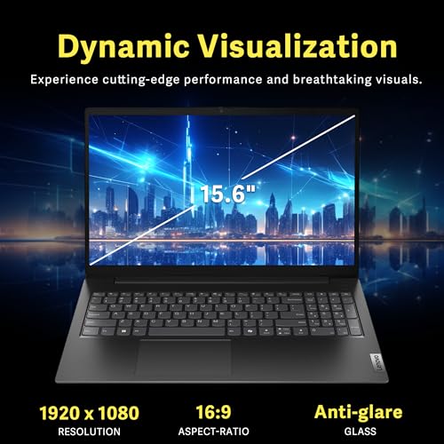 Lenovo V15 Gen 5 15.6" FHD Laptop, Intel Core 7 240H, 16GB DDR5, 2TB Storage(1TB SSD+1TB Docking Station Set), Intel Graphics, Numeric Keypad, HD Webcam, Wi-Fi 6, Win 11, Black