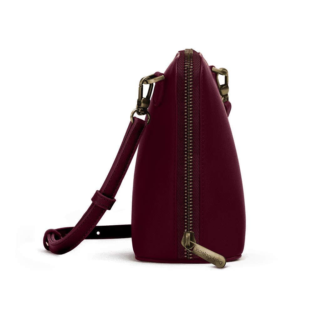 DailyObjects Trapeze Sling Crossbody Bag for Girls and Women | Made with Durable Vegan Leather Material | Carefully Handcrafted | Zip Closure | Adjustable and Detachable Straps | Multicolor