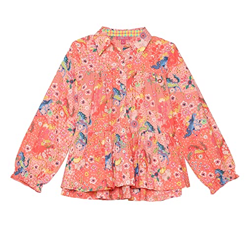 BIBA Girl Printed Kid(KW4926_Coral_9)