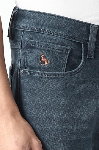 Van Heusen Men's Slim Jeans (VXDNCPOF244550_Grey