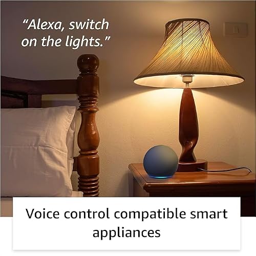 Amazon Echo Dot (5th Gen, White) Combo with HomeMate Wi-Fi Smart 4 Gang Touch Switch (White)