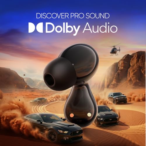 Mivi SuperPods Immersio Pro [New Launch] Quad Mic ANC Earbuds Dolby Audio