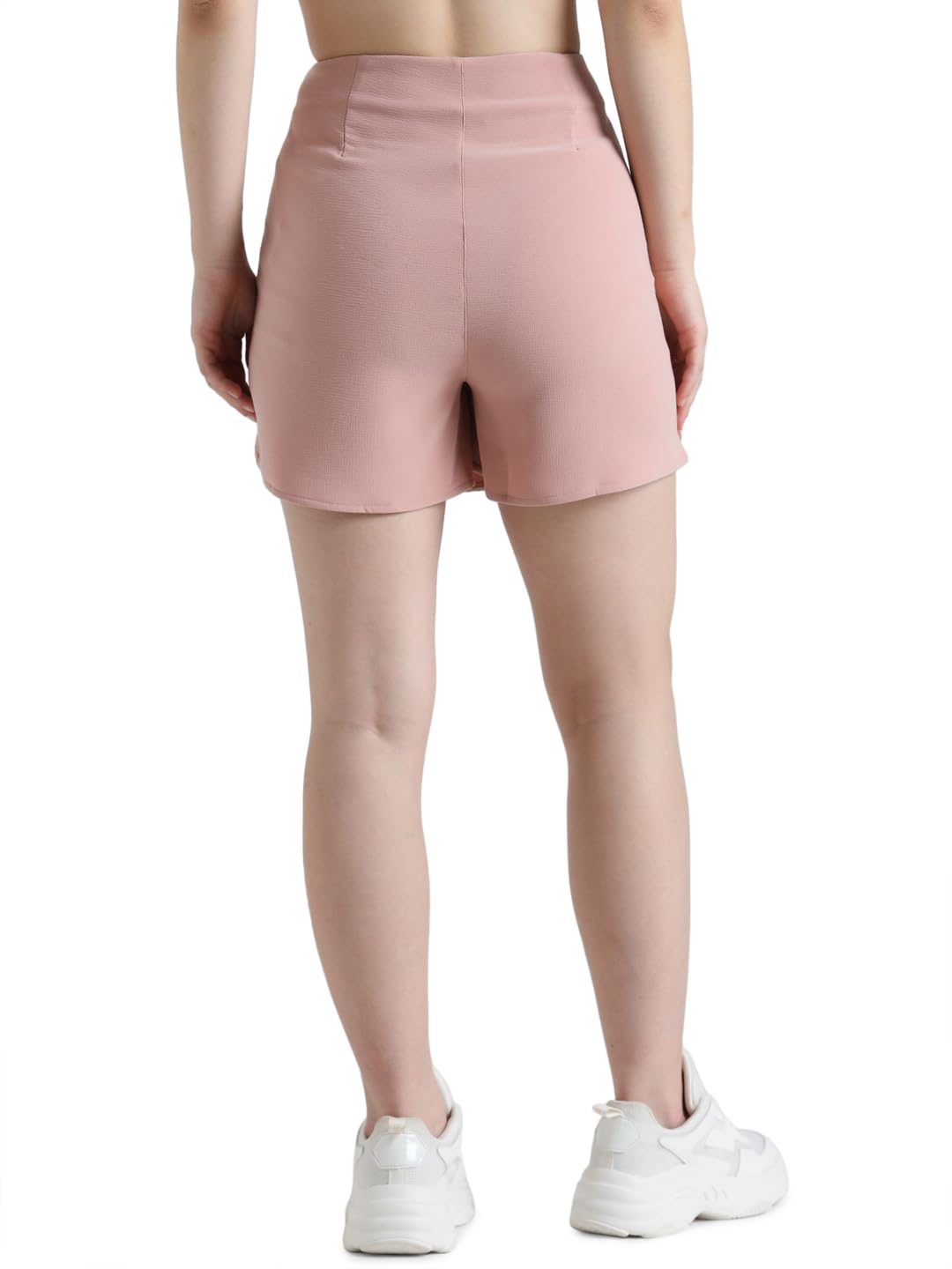 ONLY Pink High Rise Asymmetric Skorts