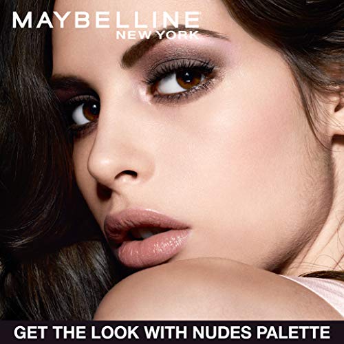 Maybelline New York Eyeshadow Palette, 12 Highly Blendable Shades, Matte and Sheen Colours, The Blushed Nudes, 9g
