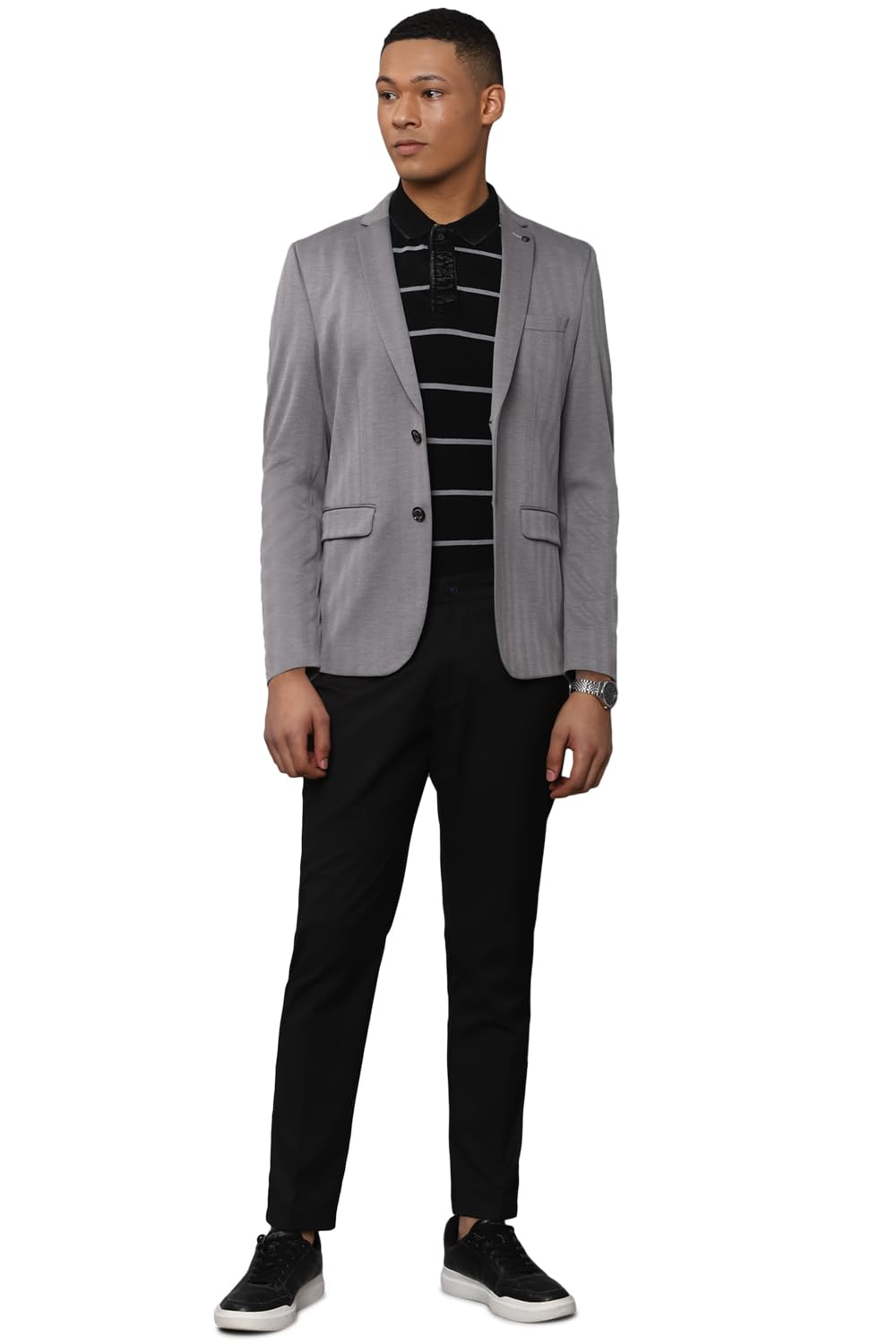 Allen Solly Men's Blazer (ASBZMSLFB79061_Grey