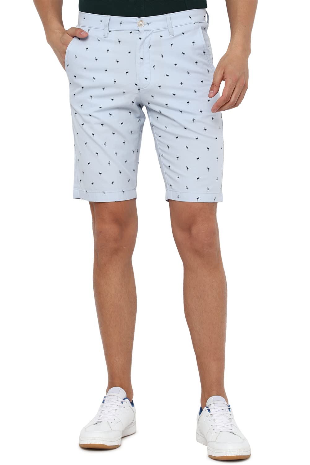 Allen Solly Men's Board Shorts (ASSRQSMF298589_Blue_L)
