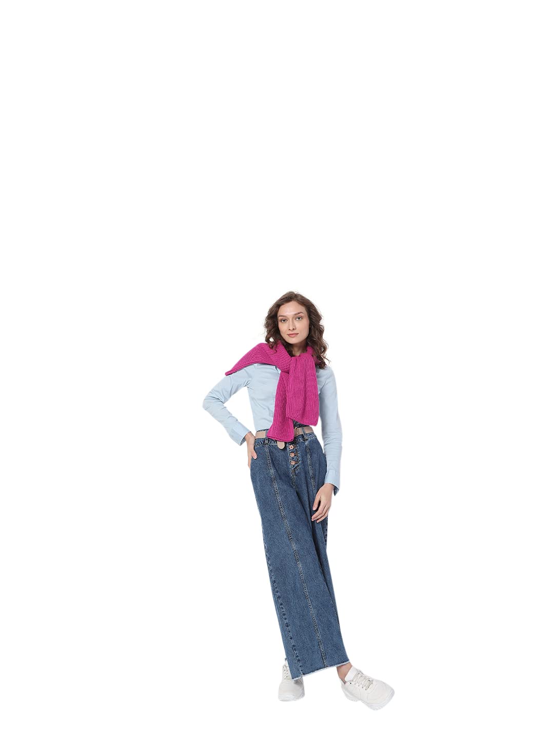 VERO MODA Women's Regular Jeans (190544601-Light Blue_Light 26)