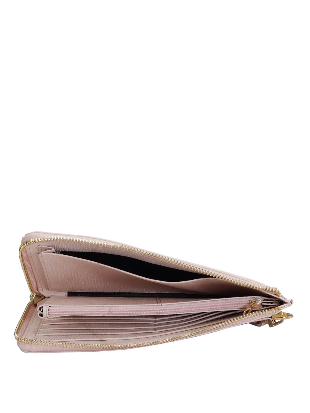 Da Milano Genuine Leather Pink Multi Pouch (1430)