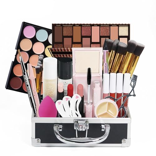 CALANDIS™ All Makeup Set Lipgloss for Women Multipurpose for Holiday Travel Beginners Style A | Makeup Sets & Kits | Makeup